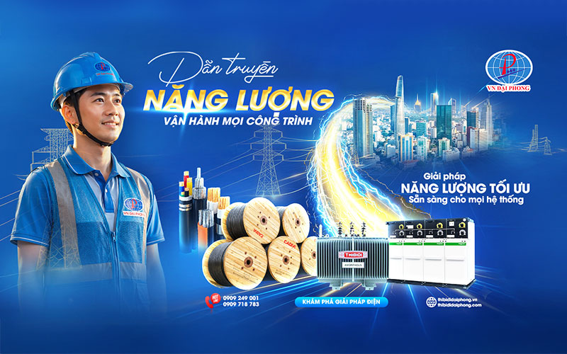 VN ĐẠI PHONG | DẪN TRUYỀN NĂNG LƯỢNG – VẬN HÀNH MỌI CÔNG TRÌNH