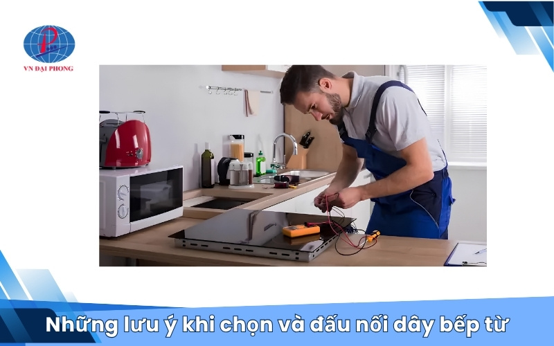Những lưu ý khi chọn và đấu nối dây bếp từ